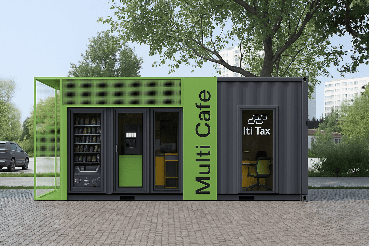 Shipping Container Cafe Design | Prefab Cafe Containers by Smart Box