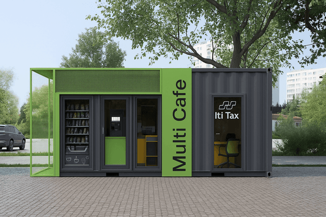Shipping Container Cafe Design | Prefab Cafe Containers by Smart Box