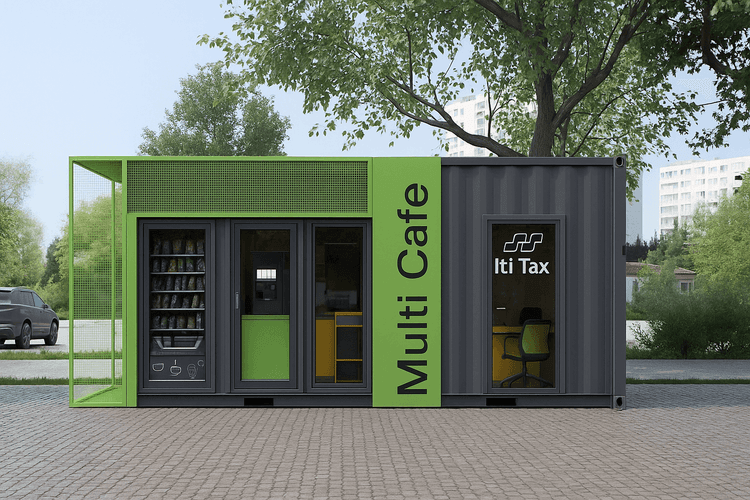 Shipping Container Cafe Design | Prefab Cafe Containers by Smart Box